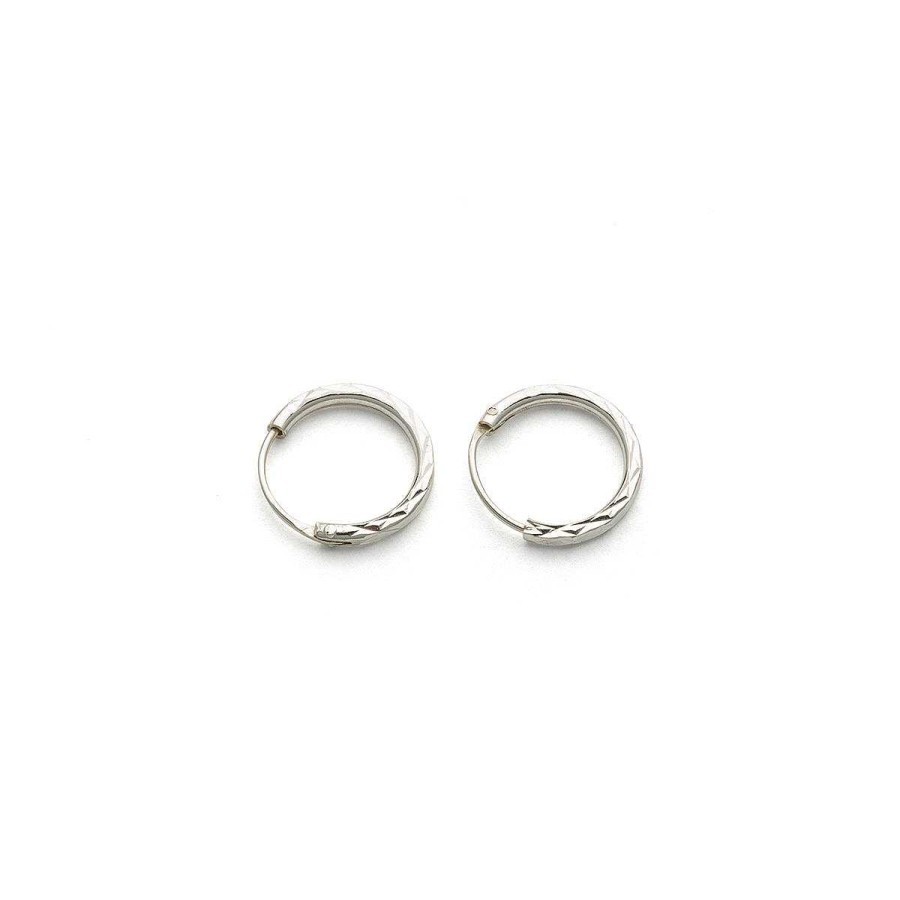 Earrings Simply Whispers | Silver Mini Hoop Earrings