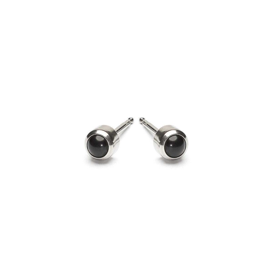 Earrings Simply Whispers | Onyx Mini Stud Earrings