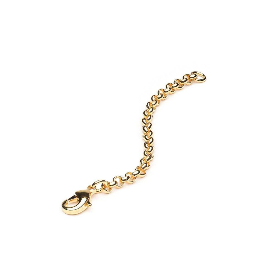 Accessories Simply Whispers | Gold Plated 3 Inch Rolo Chain Necklace Extender