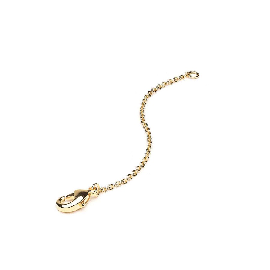 Accessories Simply Whispers | Gold Plated 3 Inch Pendant Chain Necklace Extender