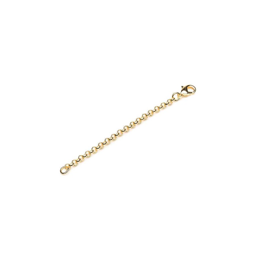 Accessories Simply Whispers | Gold Plated 3 Inch Rolo Chain Necklace Extender