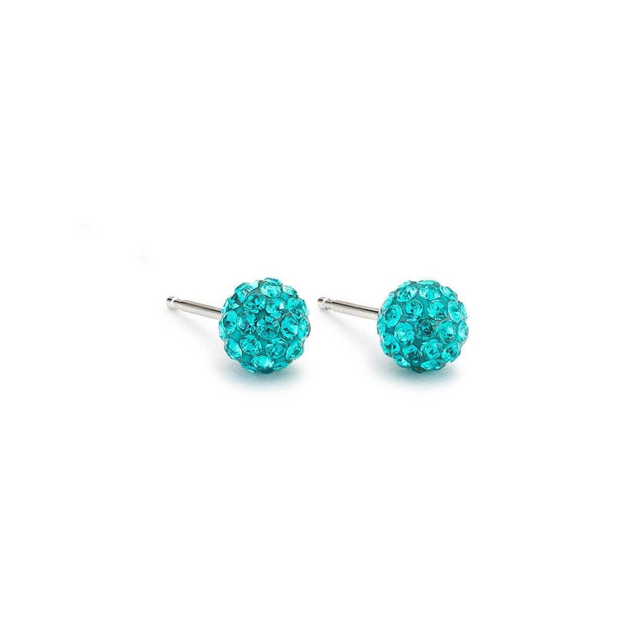 Earrings Simply Whispers | Medium Turquoise Pave Earrings