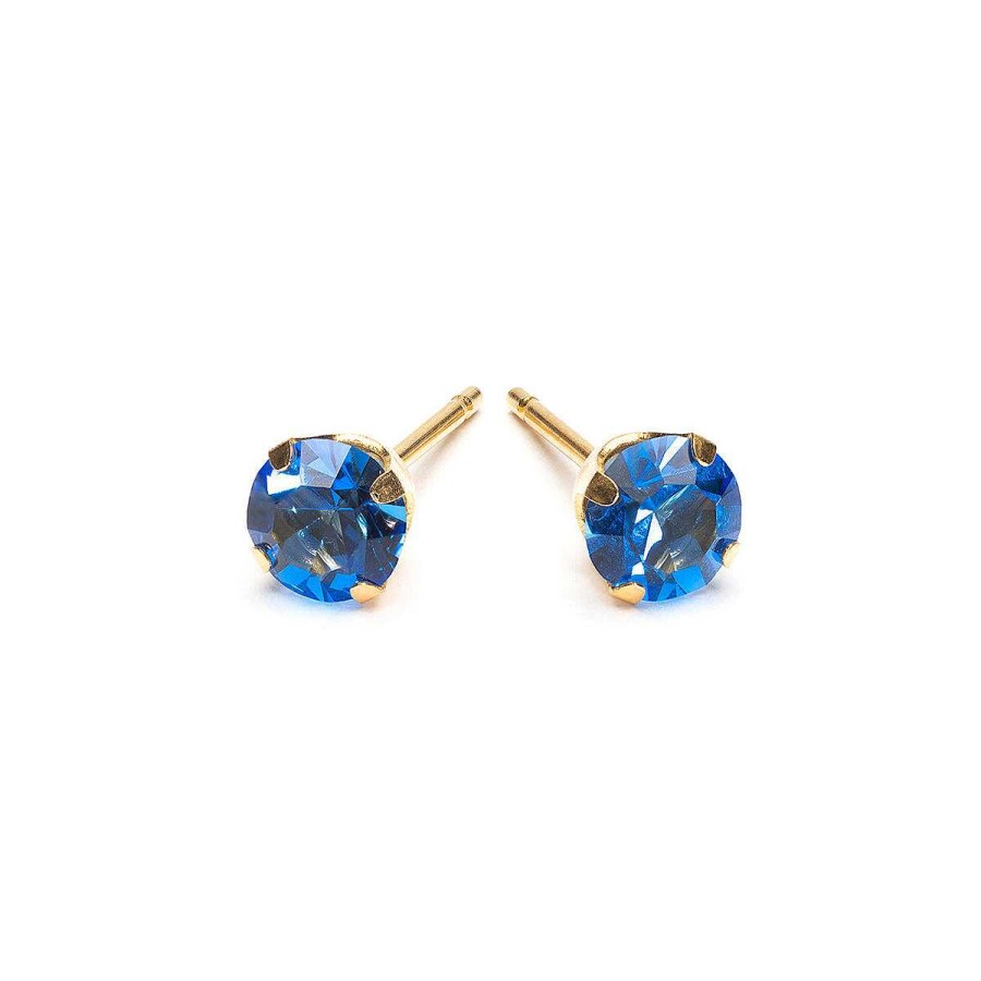 Earrings Simply Whispers | September Birthstone 5Mm Earrings