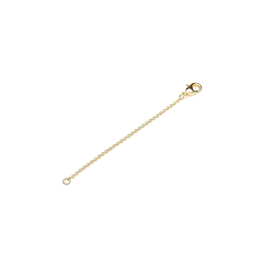 Accessories Simply Whispers | Gold Plated 3 Inch Pendant Chain Necklace Extender