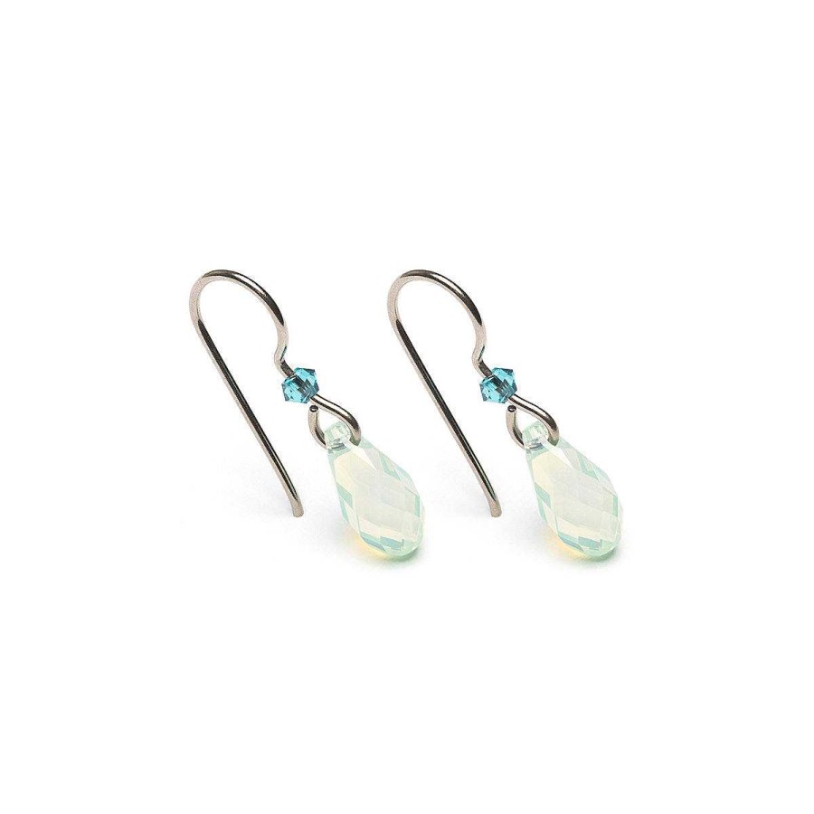 Earrings Simply Whispers | Chrysolite Titanium Earrings