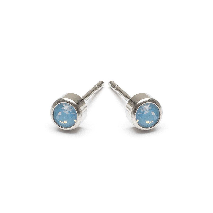 Earrings Simply Whispers | Blue Crystal Mini Stud Earrings