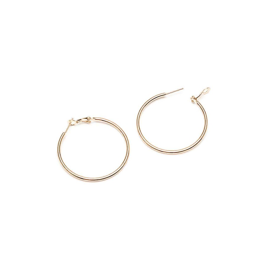 Earrings Simply Whispers | Large Thin Hoop Earrings