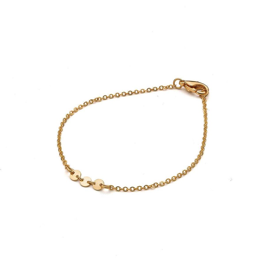 Bracelets Simply Whispers | Gold Coin Chain Bracelet