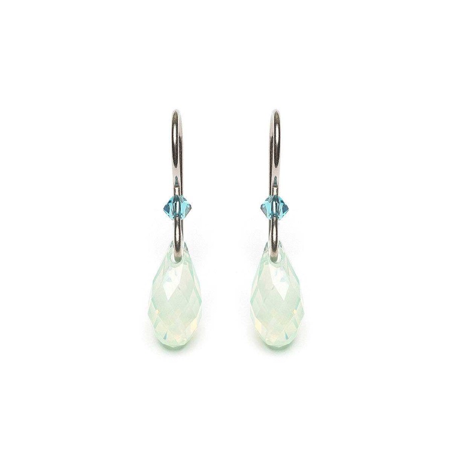 Earrings Simply Whispers | Chrysolite Titanium Earrings