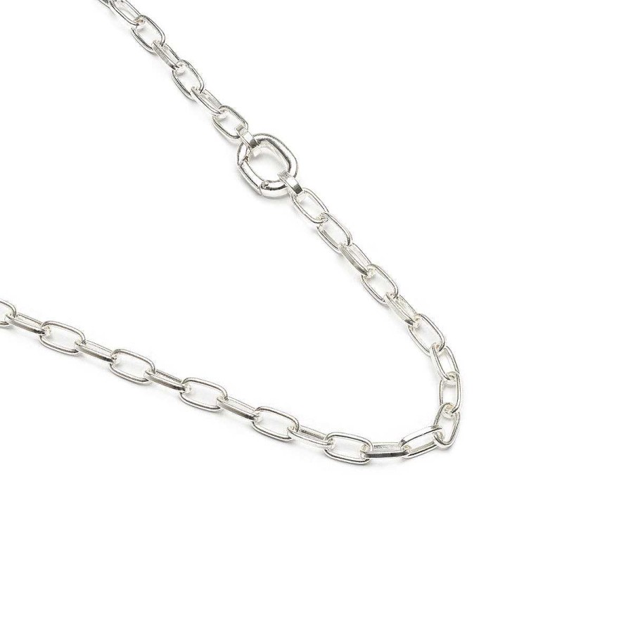 Necklaces Simply Whispers | Silver Chunky Chain Necklace