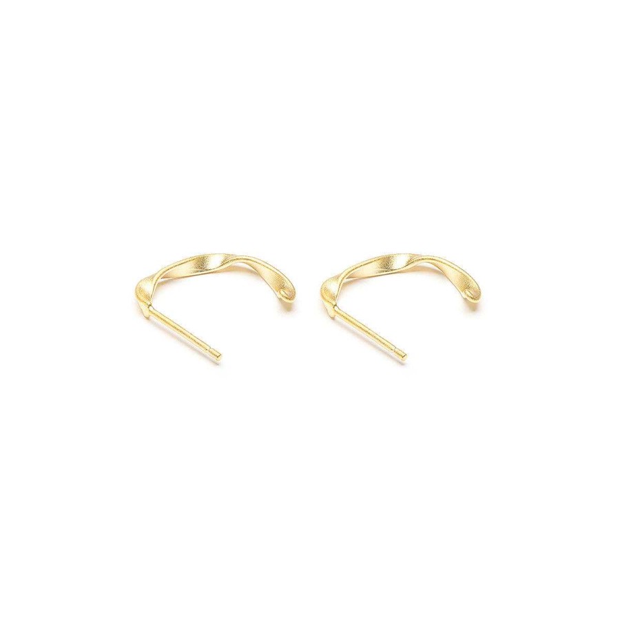 Earrings Simply Whispers | Small Twist Hoop Earrings