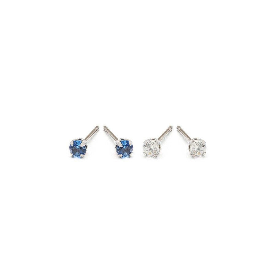 Earrings Simply Whispers | Blue And White Earrings Bundle