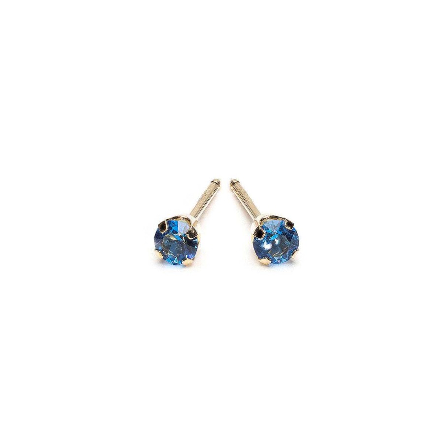 Earrings Simply Whispers | 14K Gold Earrings September Birthstone