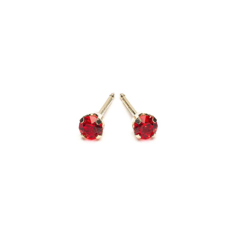 Earrings Simply Whispers | 14K Gold Earrings July Birthstone