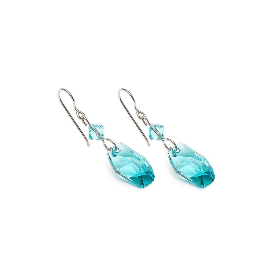 Earrings Simply Whispers | Turquoise Crystal Niobium Earrings