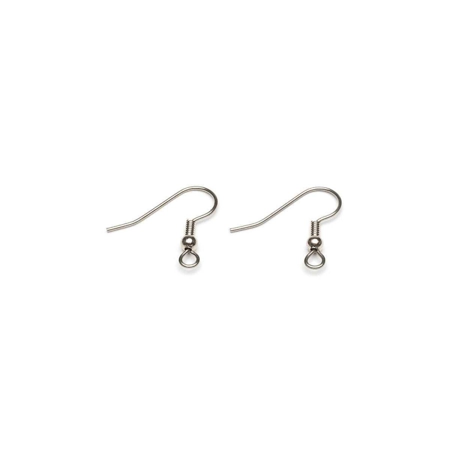 Accessories Simply Whispers | Stainless Steel French Hook Wire With Ball Accessory - 1 Pair