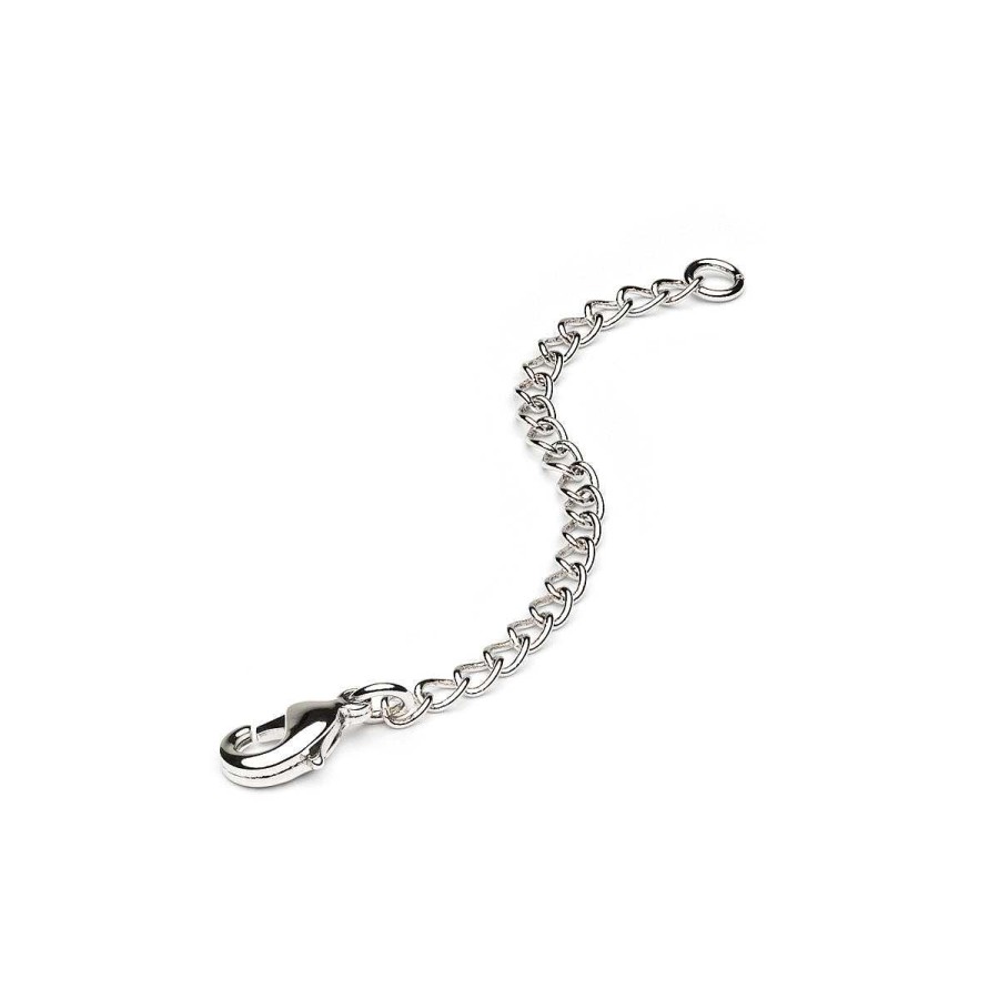 Accessories Simply Whispers | Silver Plated 3 Inch Chain Necklace Extender