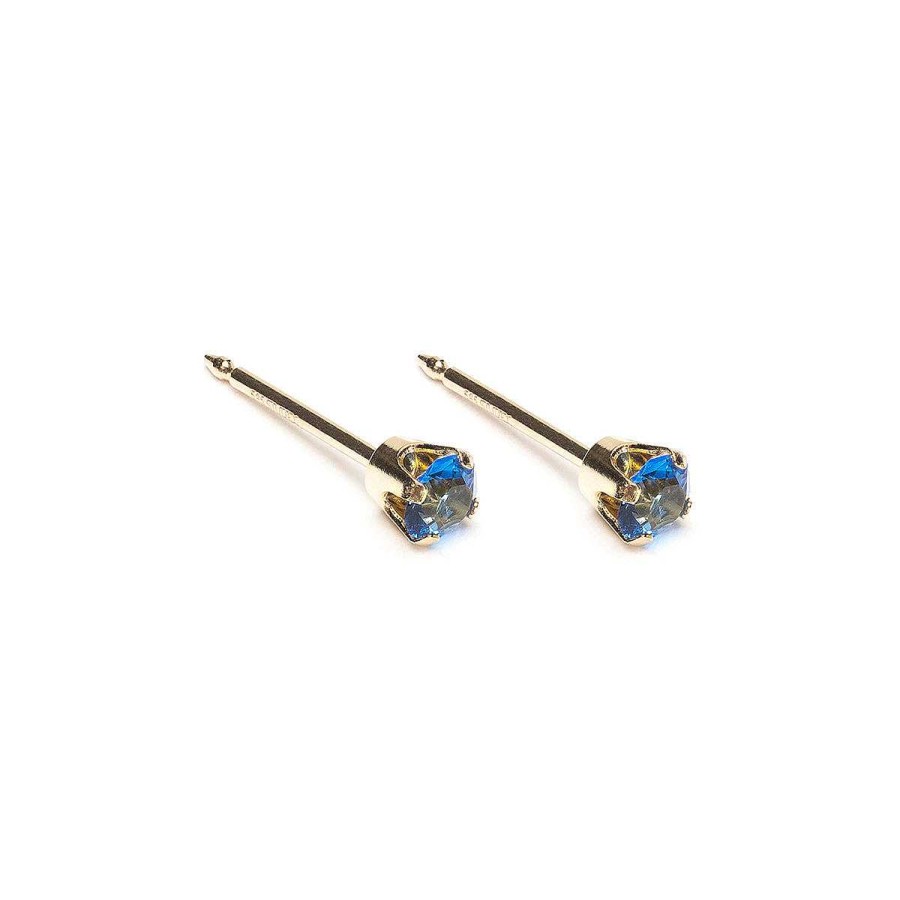 Earrings Simply Whispers | 14K Gold Earrings September Birthstone