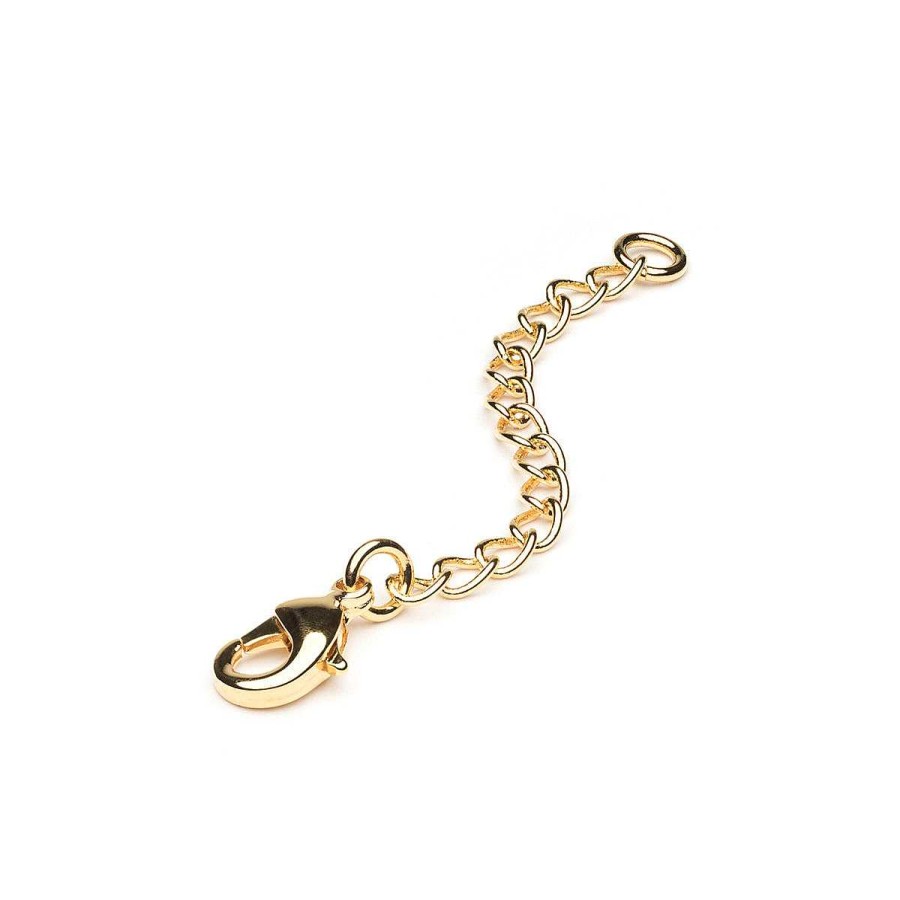 Accessories Simply Whispers | Gold Plated 2 Inch Chain Necklace Extender