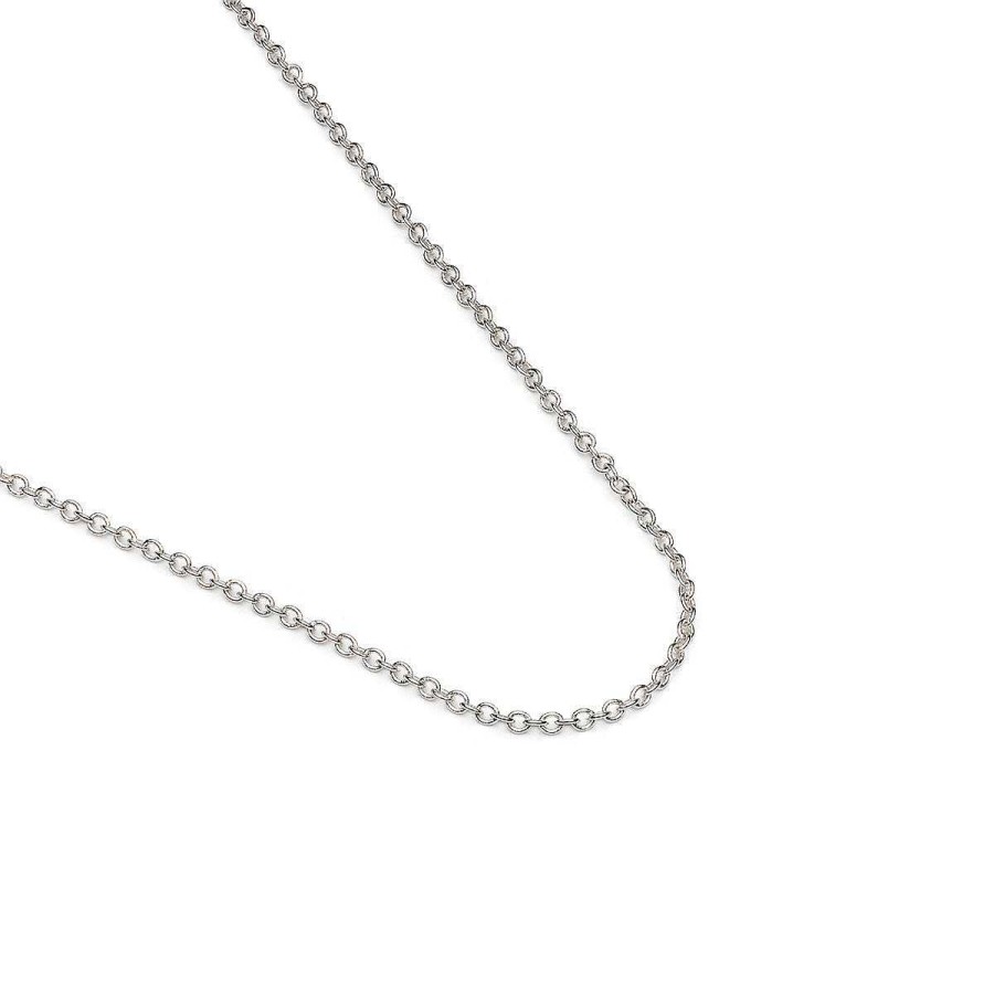 Necklaces Simply Whispers | Silver Plated 18 Inch Pendant Chain Necklace