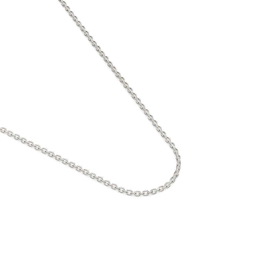 Necklaces Simply Whispers | Sterling Silver 16 Inch Cable Chain Necklace