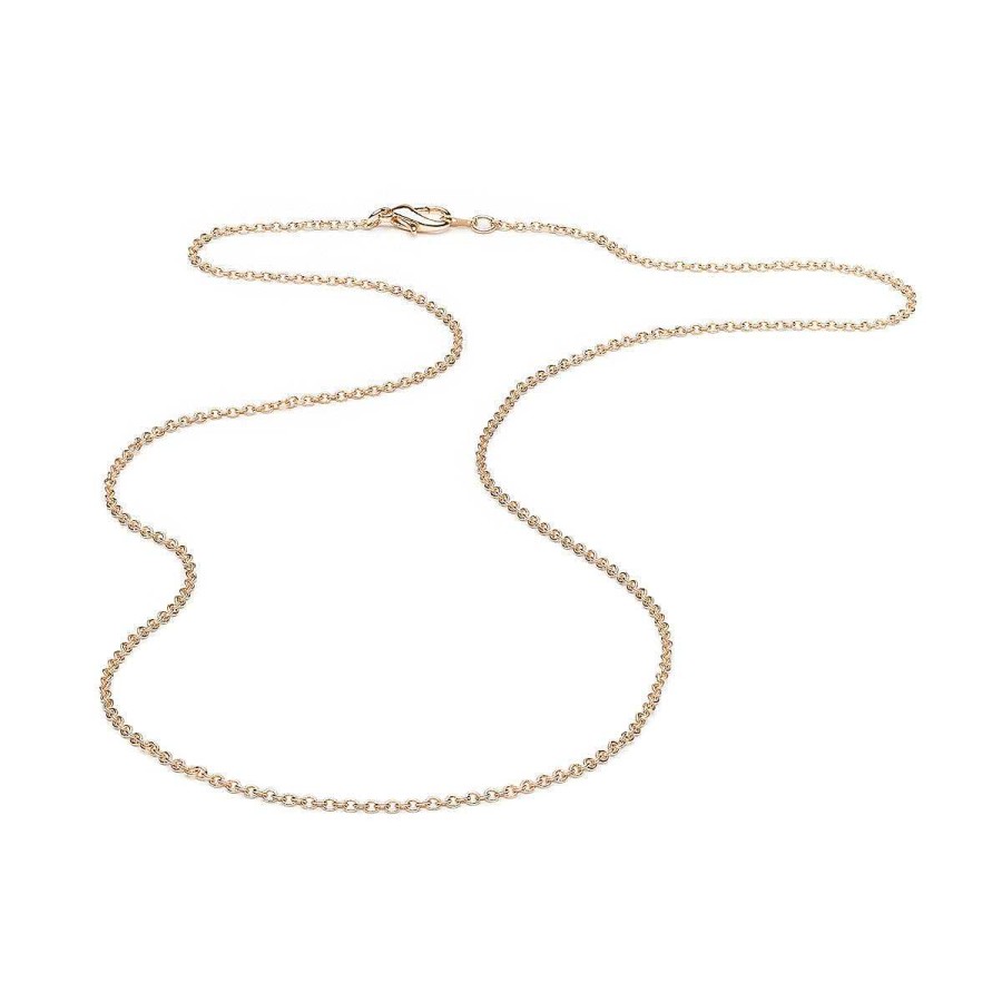 Necklaces Simply Whispers | Gold Plated 24 Inch Pendant Chain Necklace