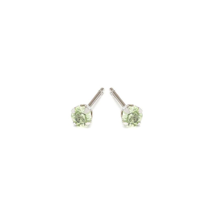 Earrings Simply Whispers | August Birthstone Stainless Steel Stud Earrings