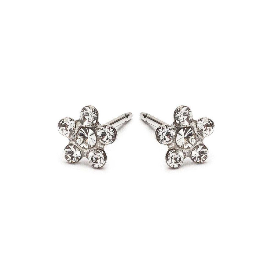 Earrings Simply Whispers | White Daisy Earrings