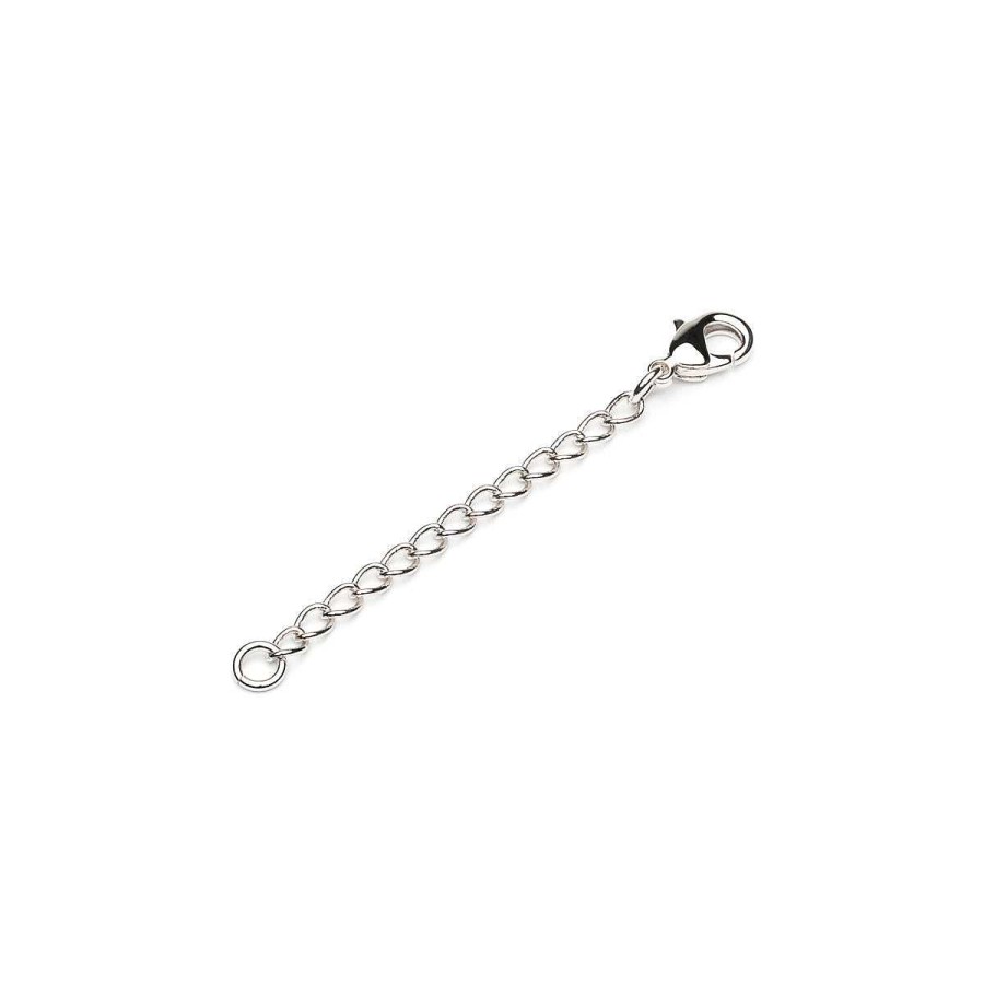 Accessories Simply Whispers | Silver Plated 2 Inch Chain Necklace Extender