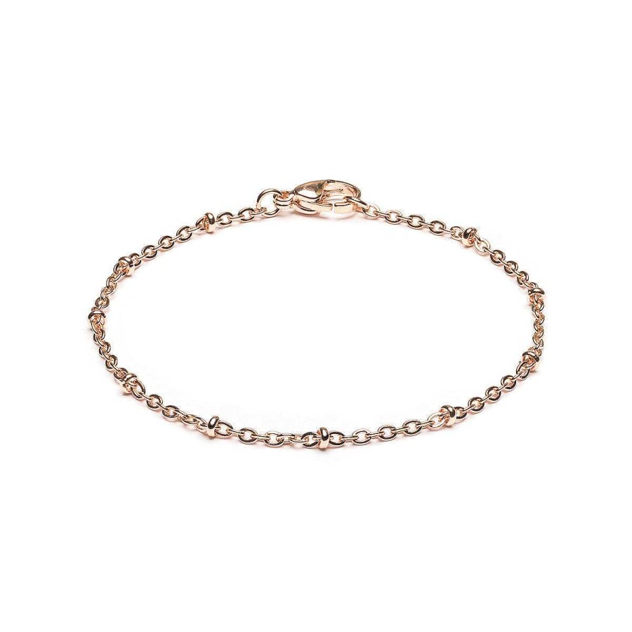 Bracelets Simply Whispers | Rose Gold Plated Satellite Bracelet