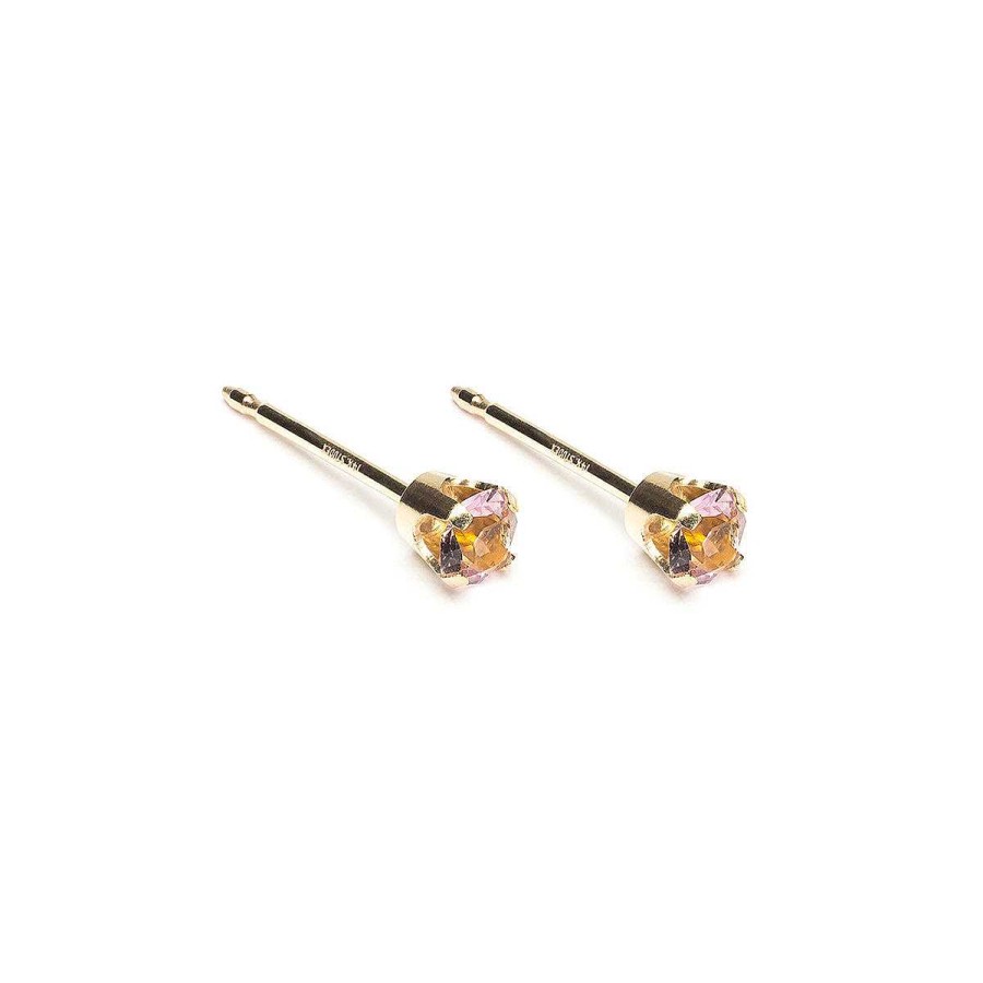 Earrings Simply Whispers | 14K Gold Earrings June Birthstone