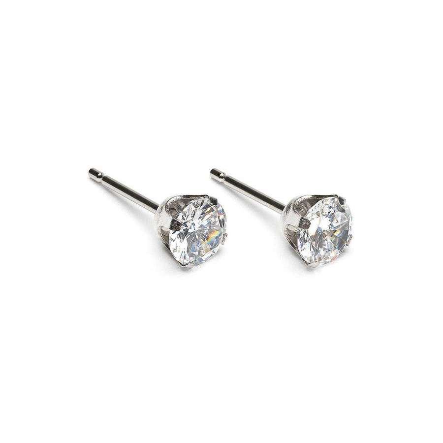 Earrings Simply Whispers | Round Crystal 5Mm Stud Earrings