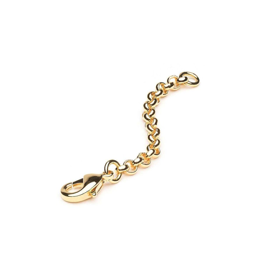 Accessories Simply Whispers | Gold Plated 2 Inch Rolo Chain Necklace Extender