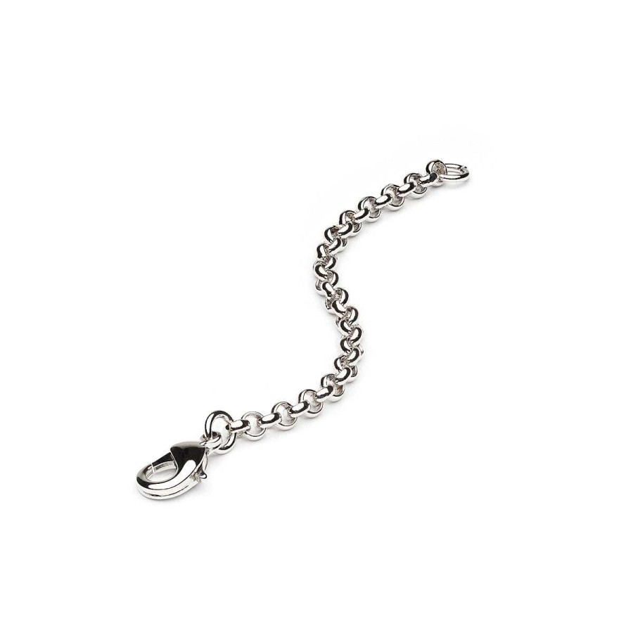 Accessories Simply Whispers | Silver Plated 3 Inch Rolo Chain Necklace Extender