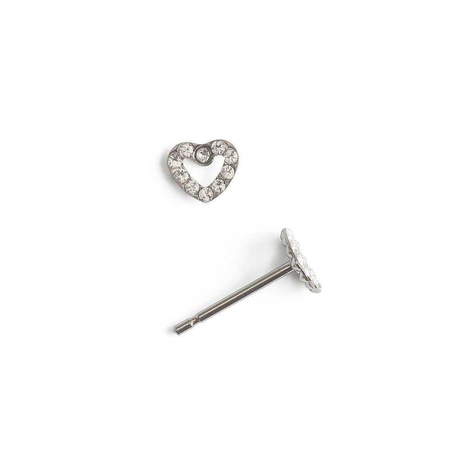 Earrings Simply Whispers | Mini Heart Stud Earrings