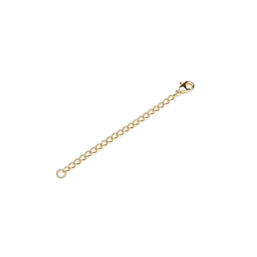 Accessories Simply Whispers | Gold Plated 3 Inch Chain Necklace Extender