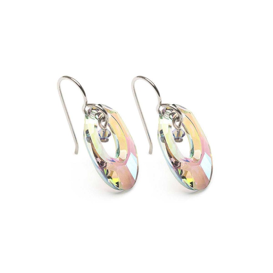 Earrings Simply Whispers | Lavender Crystal Niobium Earrings