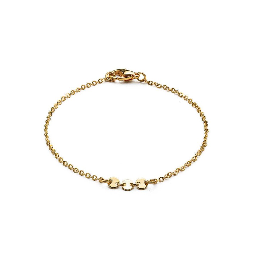 Bracelets Simply Whispers | Gold Coin Chain Bracelet