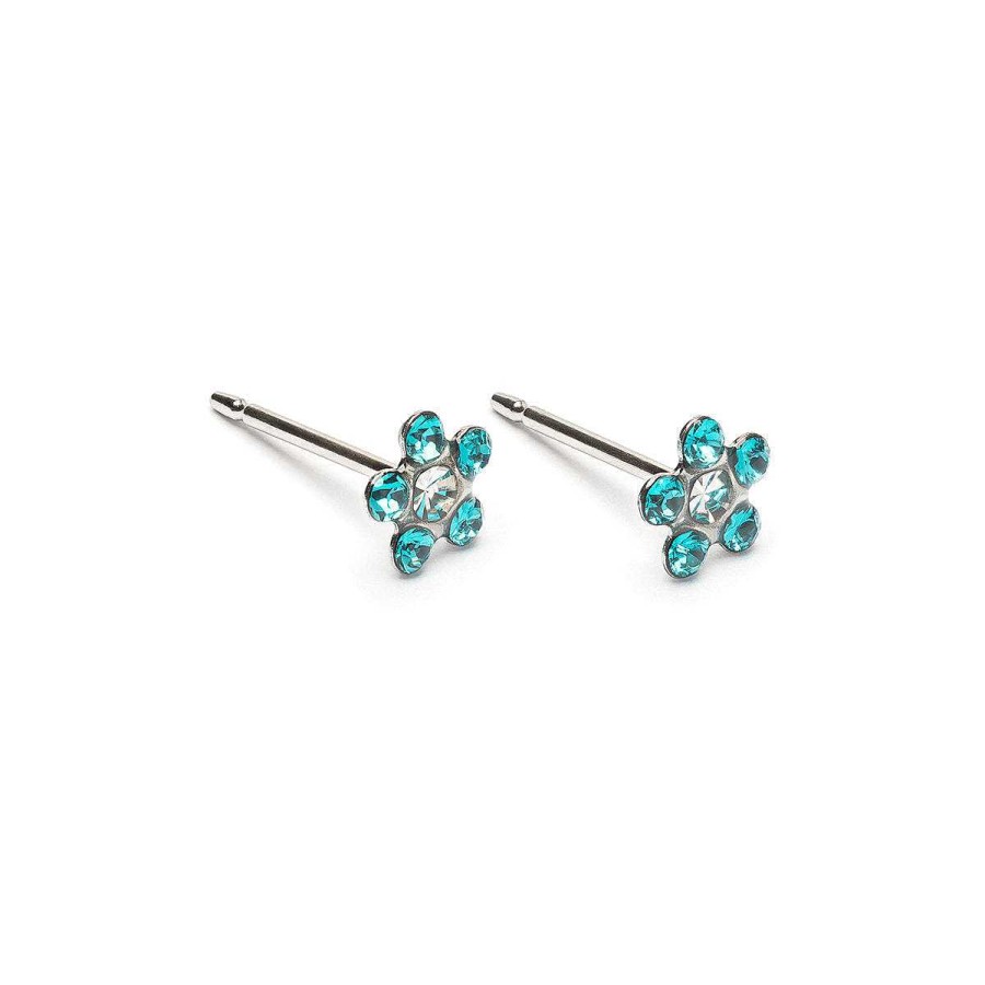 Earrings Simply Whispers | Turquoise Daisy Earrings