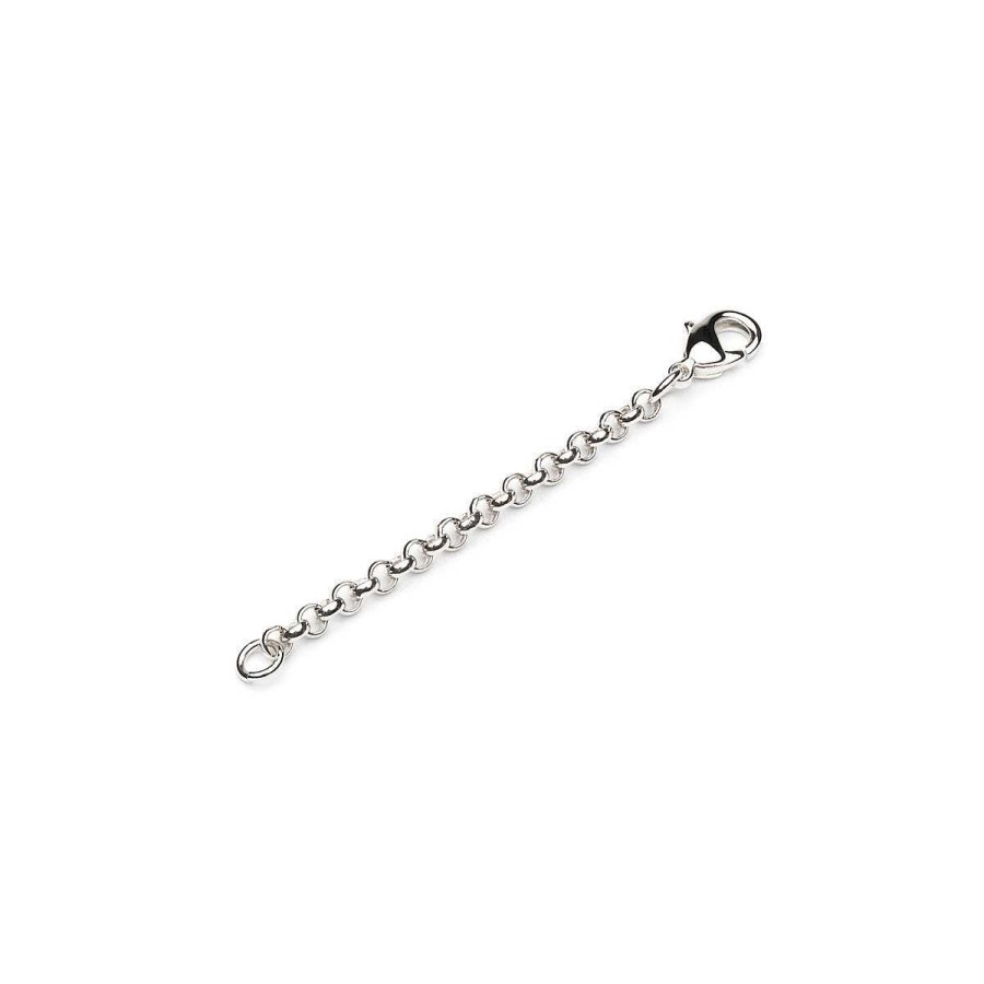 Accessories Simply Whispers | Silver Plated 2 Inch Rolo Chain Necklace Extender