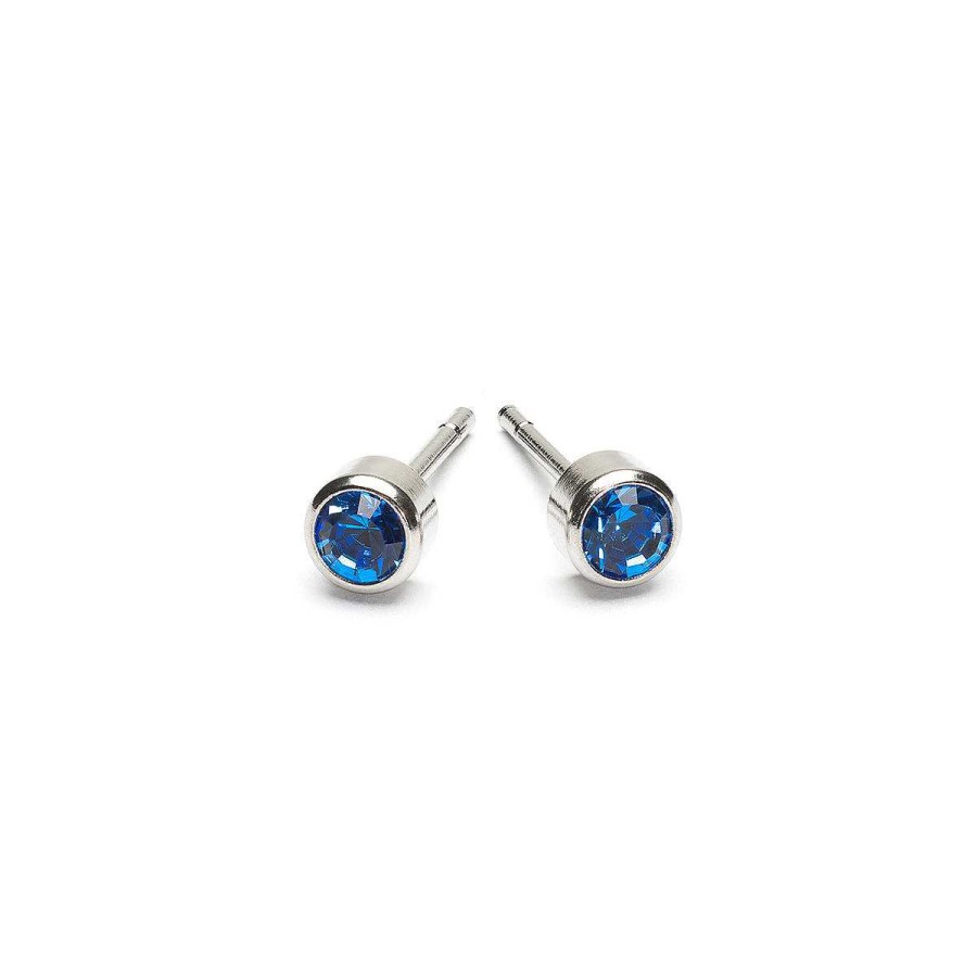 Earrings Simply Whispers | September Birthstone Stainless Steel Earrings