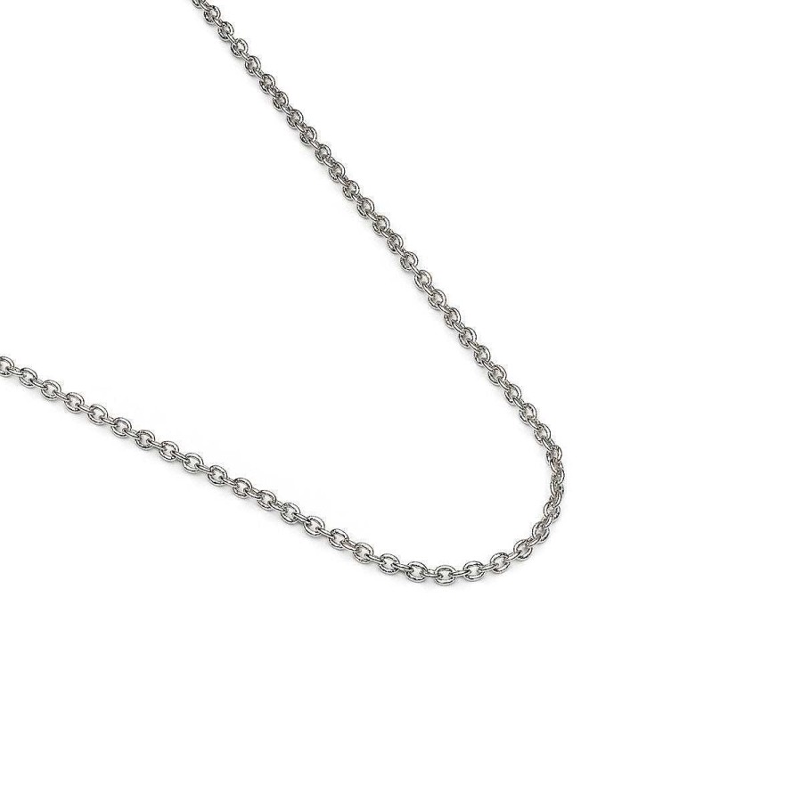 Necklaces Simply Whispers | Silver Plated 24 Inch Pendant Chain Necklace