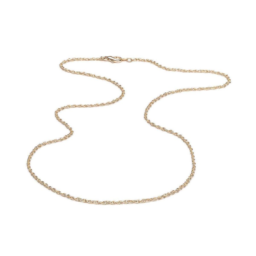 Necklaces Simply Whispers | Gold Plated 24 Inch Fancy Pendant Necklace