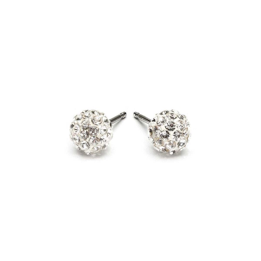 Earrings Simply Whispers | Medium Crystal Pave Earrings