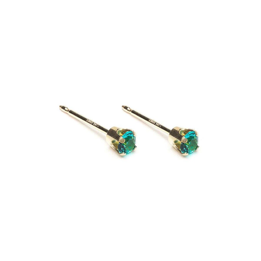 Earrings Simply Whispers | 14K Gold Earrings December Birthstone