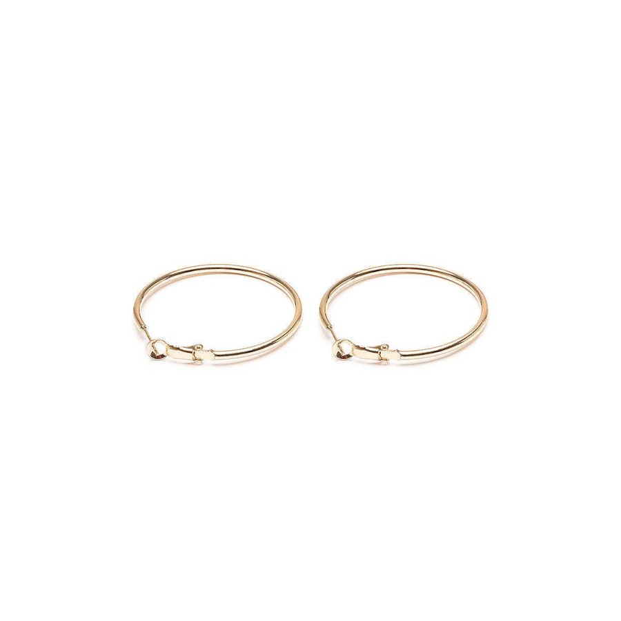 Earrings Simply Whispers | Large Thin Hoop Earrings