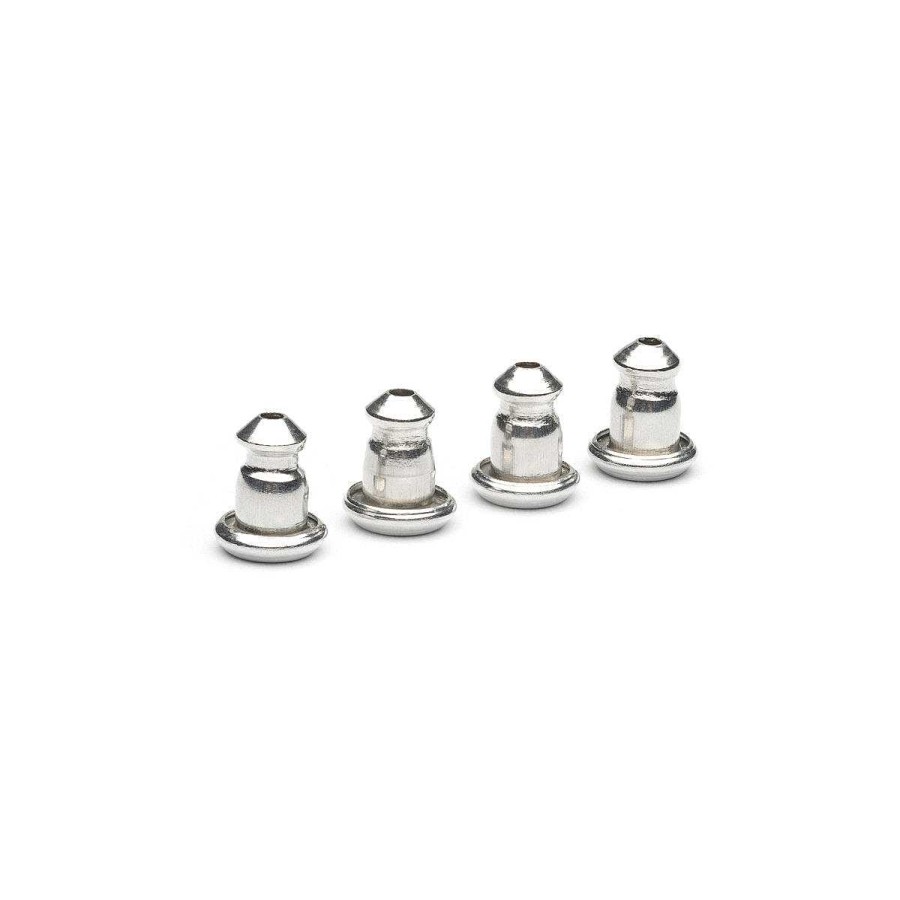 Accessories Simply Whispers | Stainless Steel Bullet Backs Accessory - 2 Pairs