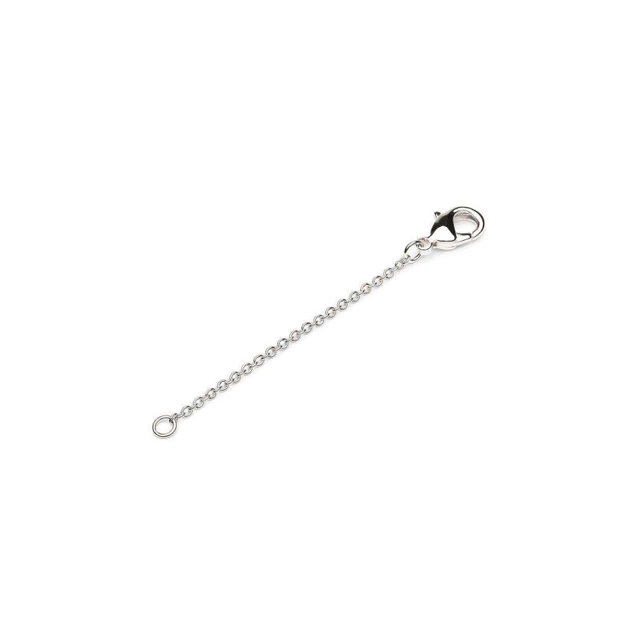 Accessories Simply Whispers | Silver Plated 2 Inch Pendant Chain Necklace Extender