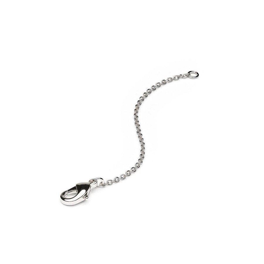 Accessories Simply Whispers | Silver Plated 3 Inch Pendant Chain Necklace Extender