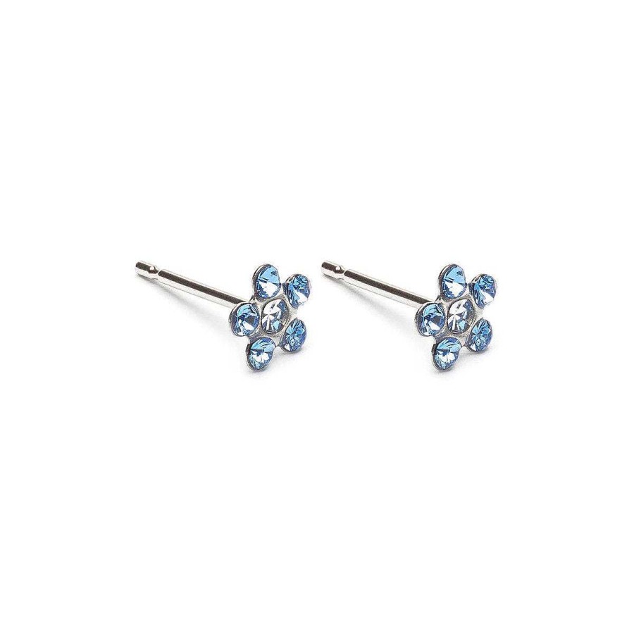 Earrings Simply Whispers | Sapphire Daisy Earrings